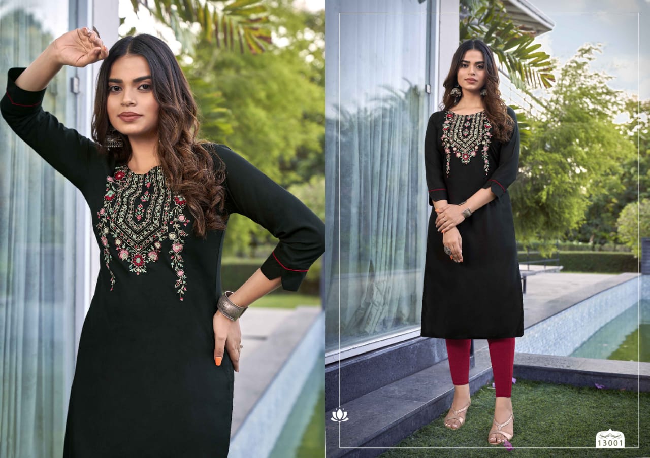  Lily 24 By Kalaroop Designer Kurtis Catalog